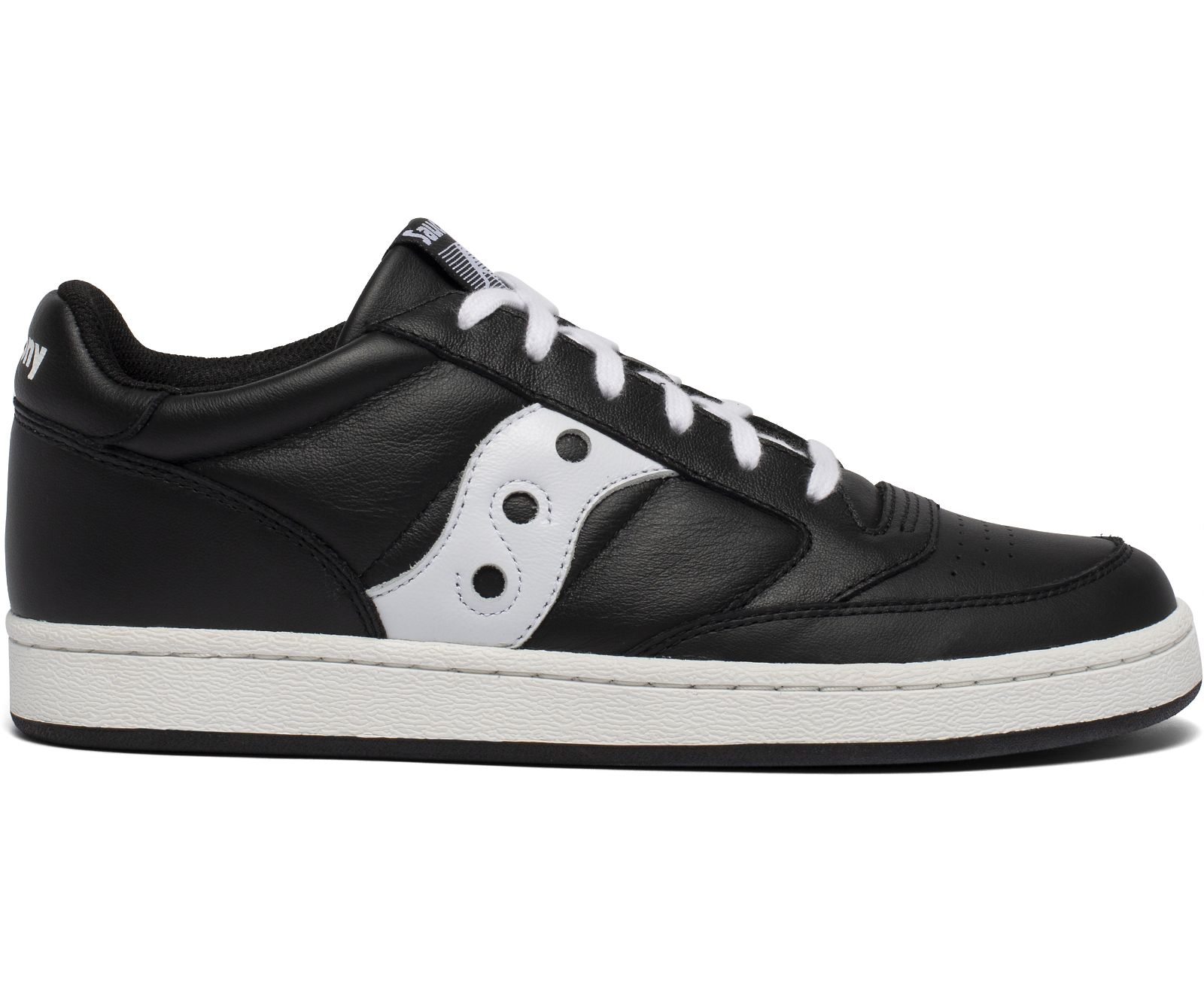 Men\'s Saucony Jazz Court Originals Black / White | Singapore 403DFMN